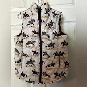 Ariat Youth Reversible Equestrian Print Vest